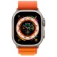 Умные часы Apple Watch Ultra GPS + Cellular 49мм Titanium Case with Orange Alpine Loop MQEU3 (Small, 130–160 мм), Оранжевый