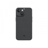Противоударный чехол Pitaka MagEZ Pro 3 для iPhone 14 (6.1"), черно-серый, кевлар (арамид)