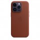 Чехол Apple iPhone 14 Pro Leather Case with MagSafe  Umber