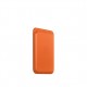 Чехол Apple для iPhone Leather Wallet MagSafe Orange