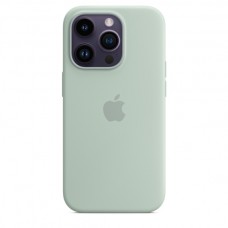 Чехол  Apple iPhone 14 Pro  Silicone Case with MagSafe Succulent