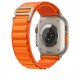 Ремешок для Apple Watch Ultra 49mm Orange Alpine Loop - Medium
