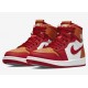 Кроссовки AIR JORDAN 1 ZOOM CMFT SURFACES IN FIRE RED AND HOT CURRY CT0979-603  US 8/ СМ 25/ EUR 39