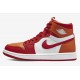 Кроссовки AIR JORDAN 1 ZOOM CMFT SURFACES IN FIRE RED AND HOT CURRY CT0979-603  US 8/ СМ 25/ EUR 39