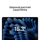 Apple MacBook Air 15" (M2, 8C CPU/10C GPU, 2023) MQKX3, 8 ГБ, 512 ГБ SSD, полуночный черный