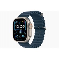 Смарт-часы Apple Watch Ultra 2 GPS + Cellular 49мм Titanium Ocean Band Blue, синий