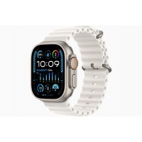 Смарт-часы Apple Watch Ultra 2 GPS + Cellular 49мм Titanium Ocean Band White, белый