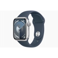 Умные часы Apple Watch Series 9 41mm Silver Sport Band Storm Blue (M/L)