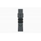 Умные часы Apple Watch Hermès Series 9 GPS + Cellular 41mm Black Stainless Steel Case with Denim/Noir Toile H Single Tour