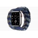 Умные часы Apple Watch Hermès Series 9 GPS + Cellular 41mm Stainless Steel Case with Navy Bridon Double Tour