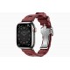 Умные часы Apple Watch Hermès Series 9 GPS + Cellular 41mm Stainless Steel Case with Rouge H Kilim Single Tour
