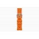 Умные часы Apple Watch Hermès Series 9 GPS + Cellular 41mm Stainless Steel Case with Orange Kilim Single Tour