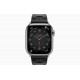 Умные часы Apple Watch Hermès Series 9 GPS + Cellular 41mm Stainless Steel Case with Noir Kilim Single Tour