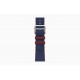Умные часы Apple Watch Hermès Series 9 GPS + Cellular 41mm Stainless Steel Case with Navy/Rouge H Twill Jump Single Tour