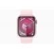 Умные часы Apple Watch Series 9 GPS, 41mm Pink Aluminum Case with Light Pink Sport Band- S/M    