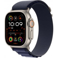 Apple Watch Ultra 2 (2024) 49мм Titanium Navy Alpine Loop (Small, 130–160 мм), синий