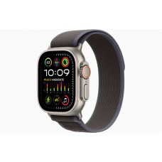 Смарт-часы Apple Watch Ultra 2 49мм Titanium Blue/Black Trail Loop(Small, 130–160 мм), синий/черный
