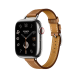 Умные часы Apple Watch Hermès Series 9 GPS + Cellular 41mm Stainless Steel Case with Gold Single Tour Attelage