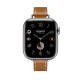 Умные часы Apple Watch Hermès Series 9 GPS + Cellular 41mm Stainless Steel Case with Gold Single Tour Attelage
