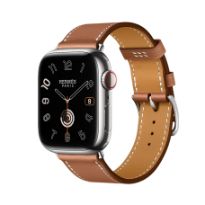 Умные часы Apple Watch Hermès Series 9 GPS + Cellular 41mm Stainless Steel Case with Gold Single Tour