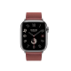 Умные часы Apple Watch Hermès Series 9 GPS + Cellular 41mm Stainless Steel Case with Rouge H Single Tour