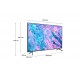 50" Телевизор Samsung UE50CU7100U 2023 LED, HDR, Crystal UHD, черный