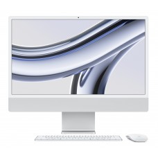 Apple iMac 24 (2023) Retina 4,5K M3 (8C CPU, 8C GPU) / 8 Гб / 256 Гб SSD Серебристый MQR93