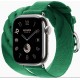 Apple Watch Hermès Series 10 GPS + Cellular 42mm Double Tour Torsade Vert Moyen