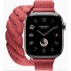 Умные часы Apple Watch Hermès Series 10 GPS + Cellular 42mm Double Tour Torsade Rouge Grenat