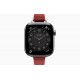 Умные часы Apple Watch Hermès Series 10 GPS + Cellular 42mm Correa Simple Tour Twill Jump Attelage Rouge Grenat/Vermillon