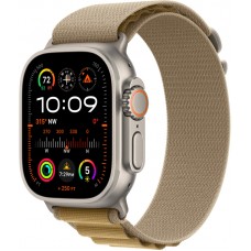 Apple Watch Ultra 2 (2024) 49мм Titanium Natural/Beige Alpine Loop (Small, 130–160 мм), бежевый