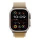 Apple Watch Ultra 2 (2024) 49мм Titanium Natural/Beige Alpine Loop (Small, 130–160 мм), бежевый