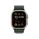 Apple Watch Ultra 2 (2024) 49мм Titanium Dark Green Loop (Small, 130–160 мм), зеленый