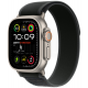 Apple Watch Ultra 2 (2024) 49мм Titanium Natural/Black Trail Loop(Large, 165–210 мм), черный/титан