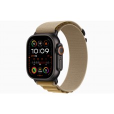 Apple Watch Ultra 2 (2024) 49мм Titanium Black/Beige Alpine Loop (Small, 130–160 мм), бежевый