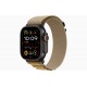 Apple Watch Ultra 2 (2024) 49мм Titanium Black/Beige Alpine Loop (Small, 130–160 мм), бежевый