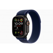 Apple Watch Ultra 2 (2024) 49мм Titanium Black/Blue Trail Loop(Small, 130–160 мм), синий/титан