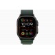 Apple Watch Ultra 2 (2024) 49мм Titanium Black/Green Green Loop (Small, 130–160 мм), зеленый