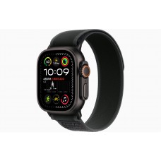 Apple Watch Ultra 2 (2024) 49мм Titanium Black Trail Loop(Large, 165–210 мм), черный