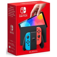 Игровая приставка Nintendo Switch OLED 64GB, Neon