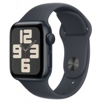 Apple Watch SE 2 2024 40mm Midnight Aluminum Case with Midnight Sport Band