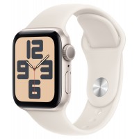 Apple Watch SE 2 2024 40mm Starlight Aluminum Case with Starlight Sport Band