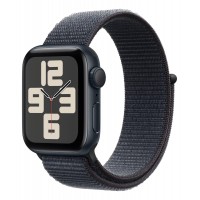 Apple Watch Series SE 2 2024 40mm Aluminium Case, Midnight/Ink Sport Loop