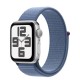 Apple Watch Series SE 2 2024 44mm Aluminium Case, Silver Sport Loop