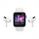 Умные часы Apple Watch Nike SE GPS 40mm Aluminum Silver Case with Sport White-Black Band MYYD2RU/A