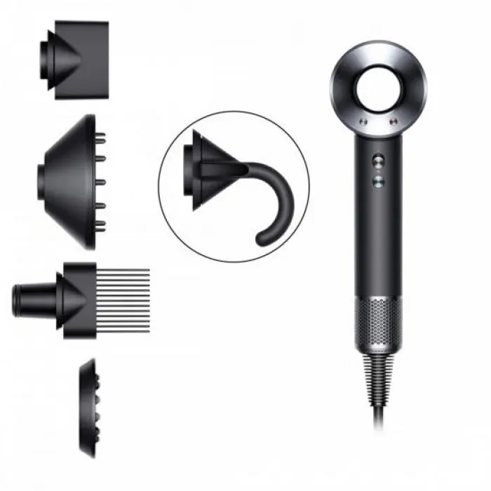 Фен Dyson Supersonic HD07 Black/Nickel