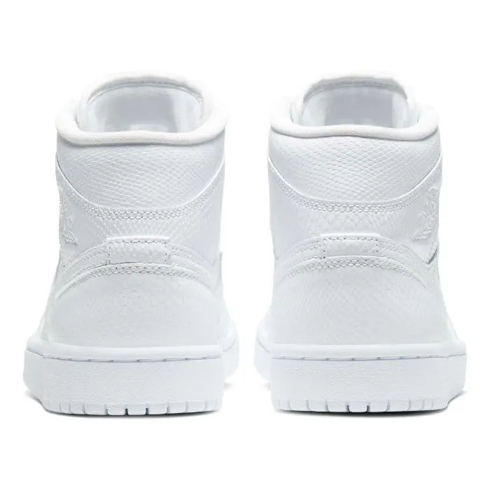 All white air clearance jordan 1 mid