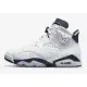 Кроссовки AIR JORDAN 6 RETRO WHITE & MIDNIGHT NAVY CT8529 -141  US 9/ СМ 27 / EUR 42.5