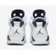 Кроссовки AIR JORDAN 6 RETRO WHITE & MIDNIGHT NAVY CT8529 -141  US 9/ СМ 27 / EUR 42.5