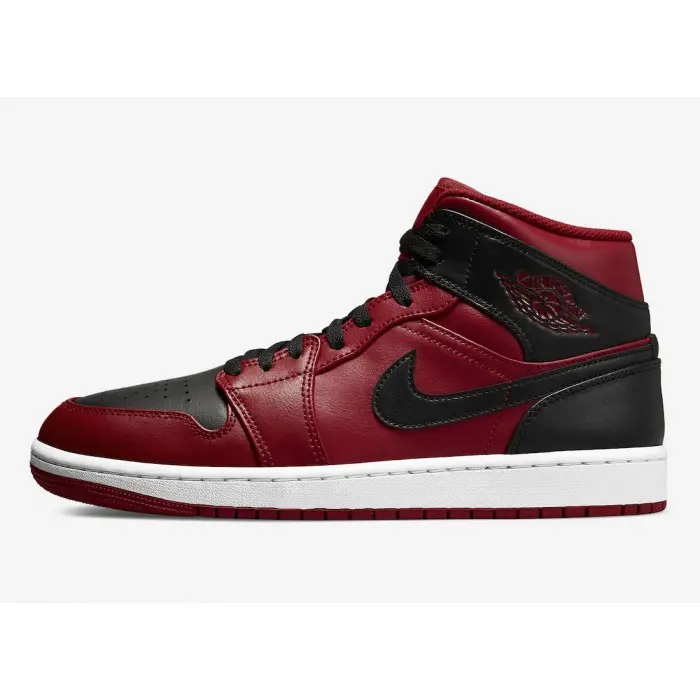 Air jordan 1 red black discount mid